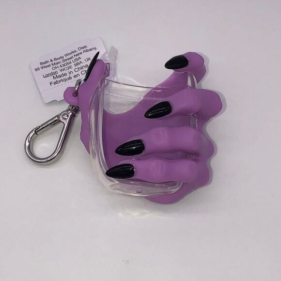 New Bath & Body Works Purple Witch Hand PocketBac Holder Halloween - Picture 1 of 3